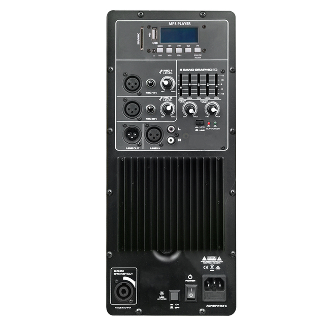 Accuracy Pro Audio 15AYH-120W Professional Mixing Amplifier CLASS AB Dsp pa Power Amplifier Plate Module Audio Board