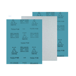 <span class=keywords><strong>Papier</strong></span> abrasif sec rectangulaire Samsung bleu, dureté moyenne, pour le travail du bois, les surfaces murales et le polissage des métaux - Product Image 5