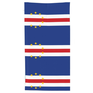 Serviette de plage en microfibre à motif drapeau national et emblème, idéale pour la salle de bain des hôtels familiaux de <span class=keywords><strong>Cap</strong></span>-<span class=keywords><strong>Vert</strong></span> - Product Image 2