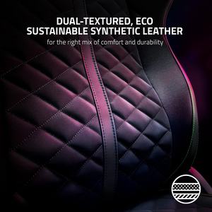 Silla Gamer <span class=keywords><strong>Razer</strong></span> Enki Verde, <span class=keywords><strong>Negra</strong></span> y Rosa, Silla de Computadora Ergonómica de Cuero Sintético Ecológico con Soporte Lumbar Integrado - Product Image 5