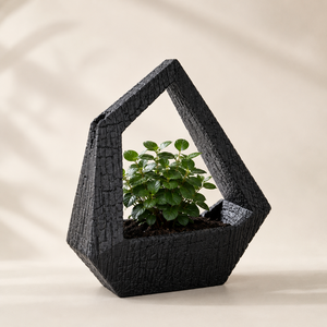 Maceta Geométrica <span class=keywords><strong>de</strong></span> Resina <span class=keywords><strong>con</strong></span> Sistema <span class=keywords><strong>de</strong></span> Autorriego, Moderna Maceta para Plantas <span class=keywords><strong>de</strong></span> Interior, Decoración para Hogar y Oficina - Product Image 1