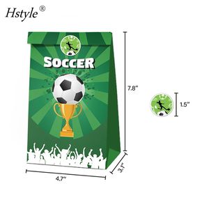 12pcs Soccer Goodie Bags Football Treat Bags For Soccer Birthday Party Supplies Soccer Snack Bags For Kids Boys Girls HS1184 - Product Image 4