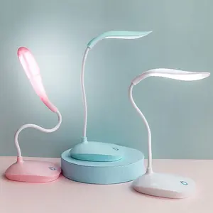 Lampe de table à 3 niveaux de luminosité, tactile, à intensité variable, rechargeable, commande tactile, portable, lumière blanche, sans fil, flexible - Product Image 5