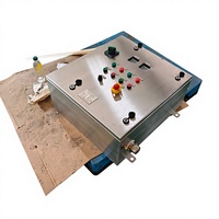 Gabinete Eléctrico Industrial de Acero Inoxidable SS304 con Acabado Cepillado, Caja de Control IP66, 125A 380V, Caja de Distribución para Montaje en Pared/Paredo, para Uso en la Industria Petrolera