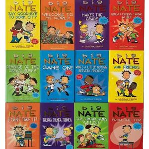 Coffret 12 volumes Big Nate Detective English Books Bandes dessinées pour enfants - Product Image 2
