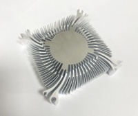 Heatsink Ekstrusi Aluminium Sunflower untuk Pendinginan Elektronik Industri Lampu LED CPU