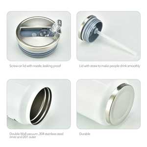 Vaso de Acero Inoxidable de 16 oz para <span class=keywords><strong>Coca</strong></span> <span class=keywords><strong>Cola</strong></span>, Taza de Viaje con Doble Pared Aislada para Bebidas Frías y Calientes, Certificada - Product Image 2