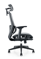 Chaise en maille de bureau de directeur exécutif de haute qualité Design ergonomique avec accoudoirs réglables Ordinateur pour les joueurs pivotant
