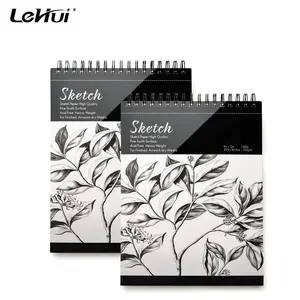 Lehui Hot Sale 9 X 12 Inches 100 Sheets Art Drawing Pad Sketch Book Notebook
