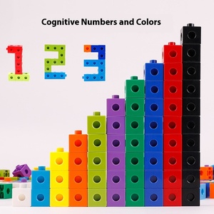 Children's Assembled Educational <strong>Cube</strong> Magic <strong>Square</strong> Building Block Montessori Math Teaching Aids Blocks Link <strong>Cubes</strong> For Kids - Product Image 2