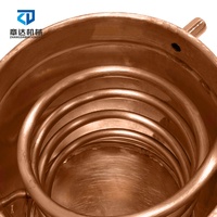 Mini distillateur traditionnel pour herbes, appareil en cuivre rouge, huile essentielle, pour usage domestique, l, 20l
