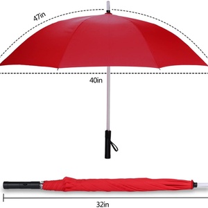 Sunny Kinte SK-158 23-Inch Manual LED 190T Pongee Patio <b>Umbrella</b> 7 Color <b>Windproof</b> Straight Style Modern Design Business Gifts - Product Image 4