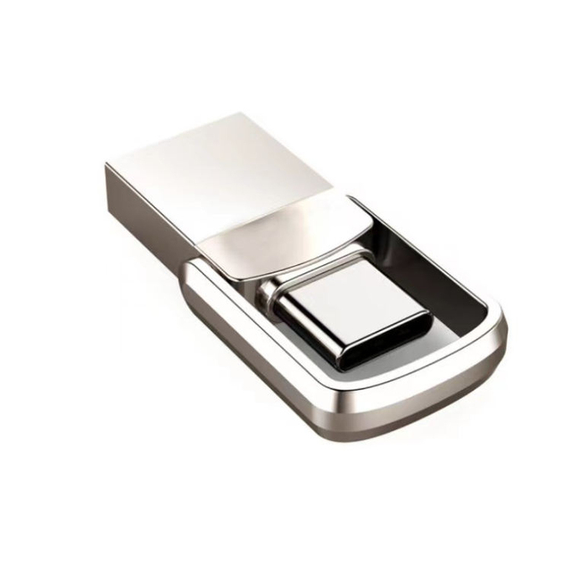 Slim Mini 2 in 1 OTG Type-C USB Flash Drive 16GB 32GB 64GB 128GB Sleek Design Pendrive Support APP