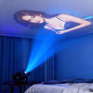 Projecteur 4K <span class=keywords><strong>Kingsway</strong></span> K7 1080P 300 Lumens ANSI 5G WIFI6 Mise au Point Automatique LCD Android 13 2Go+16Go MINI Projecteur Intelligent 4K avec Haut-parleur - Product Image 3