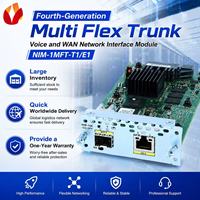Module d'interface vocale et réseau WAN Multi Flex de quatrième génération NIM-1MFT-T1/E1, garantie 1 an, en stock
