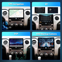 Écran radio DVD, lecteur Snapdragon 665 8+128G, GPS DSP Navi, Bluetooth, CarPlay sans fil, écran tactile pour Toyota Tundra 2014-2021