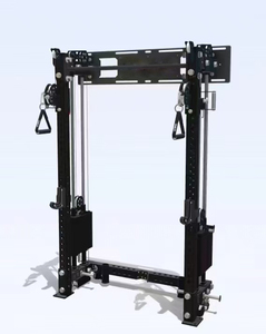 Trainer Funzionale a Parete con Montaggio Laterale, Sistema di Pulegge Regolabile Salvaspazio per Allenamenti Completi a <span class=keywords><strong>Casa</strong></span> - Product Image 3