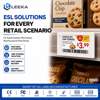 LEEKA Fabricante de ESL, Etiqueta Electrónica de Estante de 2.9" BWRY, Etiqueta Electrónica Bluetooth de 4 Colores para Supermercado