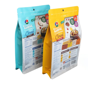 ถุงยืนขึ้นปิดผนึกแปดด้านบรรจุภัณฑ์อาหารอาหารเช้าข้าวโอ๊ตบดฟอยล์อลูมิเนียมรีไซเคิลได้พิมพ์แบบกำหนดเอง - Product Image 3