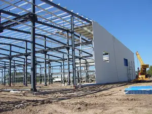 Fábrica de estrutura de aço para construção de estrutura metálica Yunjoin Armazém de estrutura de aço industrial pré-fabricada