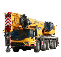Grue tout-terrain XCA250G7-1E de 250 tonnes, portée 48 m, flèche 84 m, la mieux notée pour l'installation et l'entretien de turbines éoliennes