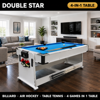 Vente en gros de sports d'intérieur de haute qualité table de billard combo multifonction 4 en 1 table de billard billard billard