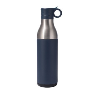 Nueva combinación múltiple 2 en 1 de acero inoxidable 400ml botella de agua de viaje al aire libre con aislamiento al vacío de doble pared con enfriador de latas - Product Image 6