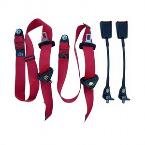 FIAT 500 D/F/L/R 1ère Série Kit Complet de Ceintures de Sécurité Rouges pour une Sécurité Automobile Améliorée Catégorie VARIE - Product Image 1