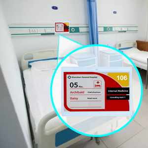 Solutions IoT médicales intelligentes, écran numérique à encre électronique sans fil basse consommation de 7,5 pouces, panneau d'affichage du nom du patient sur le lit d'hôpital - Product Image 1