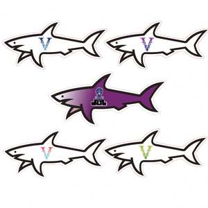 Elegante Mercancía Náutica con Temática Paul Shark, Decoraciones 3D Personalizadas, Resistentes al Agua y a los Rayos UV, Autocolantes Paul Shark - Product Image 4
