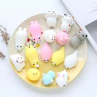CE EN71 mode elastis Anti stres bantuan kustom hewan Unicorn kucing Set lembut mainan kapsul Remas mainan Kawaii Mochi licin