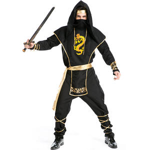 Costume de ninja japonais pour adulte, costume de cosplay pour fête d'Halloween, costume de ninja rouge cool pour <span class=keywords><strong>homme</strong></span> - Product Image 3