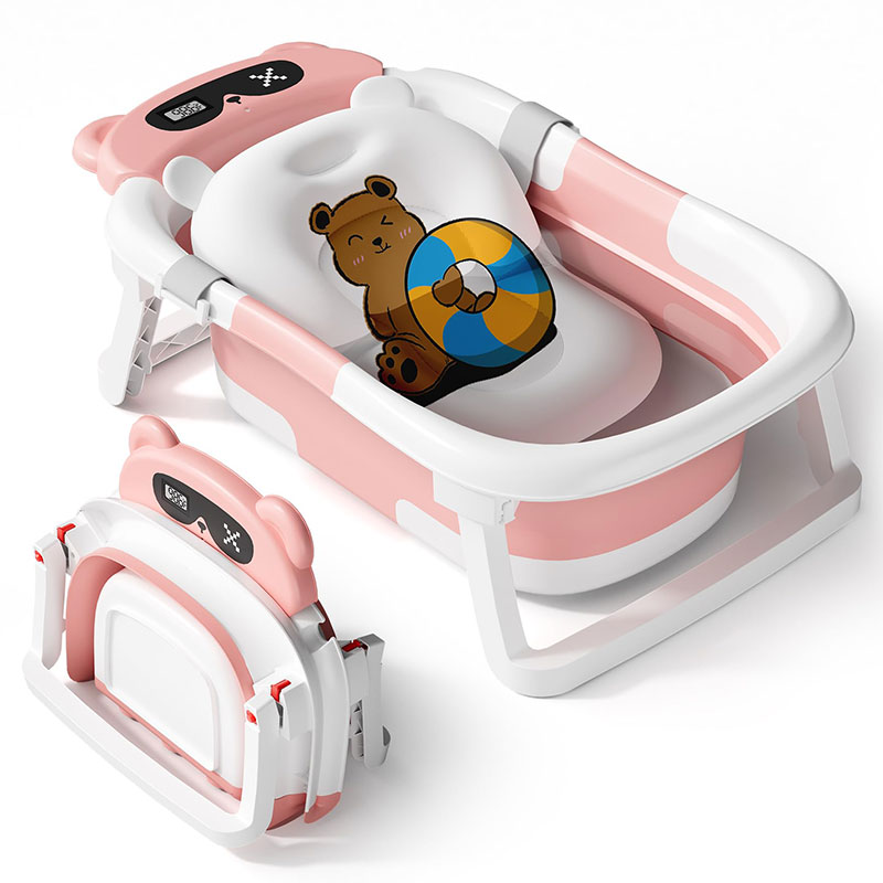 Pink (Bath mat + thermometer)