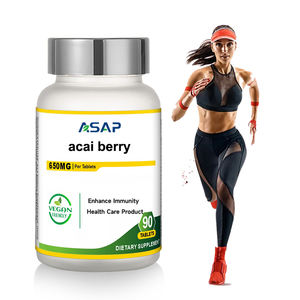 Supplément de comprimé de baie d'açai d'OEM Comprimé de baie d'açai organique pur de haute qualité de 100% - Product Image 1