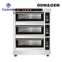 Four à pâtisserie électrique numérique Cookmate avec contrôle précis de la température et minuterie intégrée, usage commercial, haute puissance 3,5-6 kW
