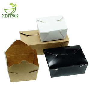 <span class=keywords><strong>Caja</strong></span> de Almuerzo Cuadrada Desechable de Papel Kraft para Llevar, para Servir Comida, Arroz Frito, Bocadillos, Pollo Frito, Sushi, Bento - Product Image 4