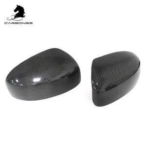 Accessori Para Autos Auto Pair In Fibra di Carbonio Add-on Side Mirror Covers Per 08-14 Infiniti G25 G37