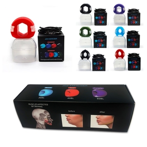 Ejercitador de mandíbula para hombres y mujeres, ejercitador de mandíbula, tóner de mandíbula con 3 niveles de resistencia, entrenador de mandíbula de silicona y ejercitador de mandíbula - Product Image 1
