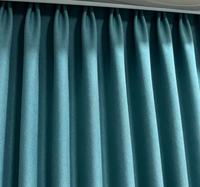 Tissu de rideau occultant jacquard froissé YC, largeur 280-320 cm, polyester texturé, matériau de rideau de luxe léger