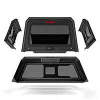 Auvent de benne rétractable en aluminium étanche pour Toyota Vigo Double Cabine & Couvre-benne & Bâche de benne & Topper de camion