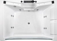 Baignoires de luxe pour salle de bain intérieure, baignoires à remous avec massage par jets d'air, baignoires modernes autoportantes SPA, baignoires d'angle