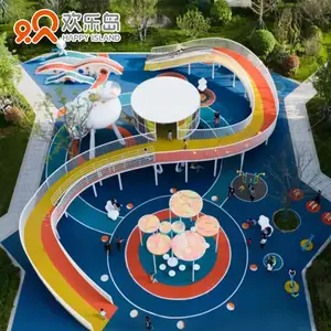 Kindergarten Children'S Combination Slide For Sale Unpowered Amusement Equipment Factory Kid's Playground Design