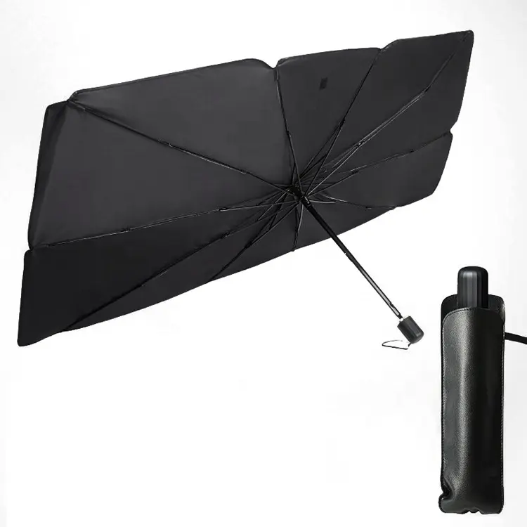 Parasol de protección UV portátil para coche, sombrilla plegable para Interior, parabrisas, nuevo diseño