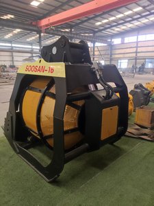 Bécher rotatif de 2,4 m³ pour excavatrice Soosan 29-40 tonnes, pour la séparation du sable et du gravier lors des travaux de construction - Product Image 6