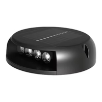 Solar-Wegeleuchte, Treppenstufenlampe, IP65, wasserdicht, Induktions-Stufenlampe, für den Außenbereich, Hof, Bodenpedallampe, Haushalts-Gehweglampe