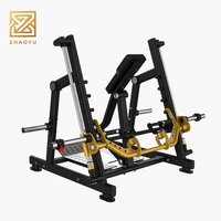 Machine à extensions et flexions assises ZY à charge libre, double fonction, pour entraînement des quadriceps et des ischio-jambiers, idéale pour les salles de sport commerciales