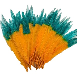 Venta al por mayor de plumas de avestruz coloridas teñidas de plumas de avestruz <span class=keywords><strong>Nandu</strong></span> para vacaciones de fiesta - Product Image 1