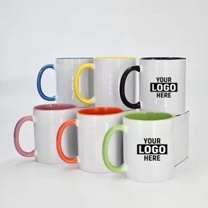 Mug en céramique blanc vierge 12 oz et 15 oz en gros pour impression photo personnalisée par transfert thermique - Product Image 5