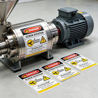 Autocollant TEDDY personnalisé pour avertissement de sécurité, résistant à la chaleur, en carton, étiquette de protection solaire extérieure, autocollant résistant aux intempéries pour produits chimiques