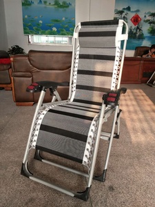 Chaise longue pliable à dossier rembourré en maille verte pour jardin, patio, bureau, chaise longue zéro gravité, tube en acier, <span class=keywords><strong>bain</strong></span> <span class=keywords><strong>de</strong></span> <span class=keywords><strong>soleil</strong></span> - Product Image 5